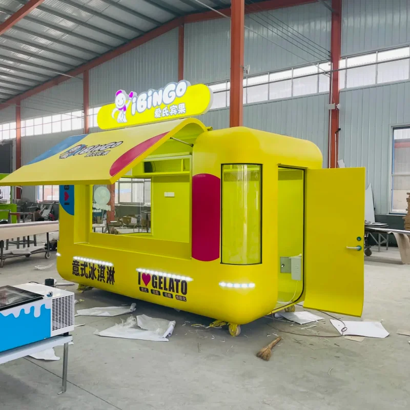 Hot Sale Concession Trailer Fast Food Truck Fiberglass Small Caravan Towable Mobile Food Trailer Custom Branding Option for Sale
Hot Sale Concession Trailer Fast Food Truck Fiberglass Small Caravan Towable Mobile Food Trailer Custom Branding Option for Sale