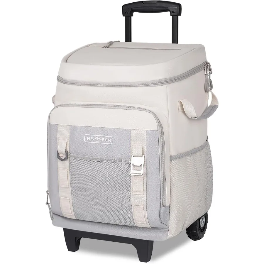 Портативный холодильник на колесиках емкостью 50 л с колесами и ручкой для покупок продуктов, мягкая сумка-холодильник емкостью 80 с воротником 2-в-1
Портативный холодильник на колесиках емкостью 50 л с колесами и ручкой для покупок продуктов, мягкая сумка-холодильник емкостью 80 с воротником 2-в-1