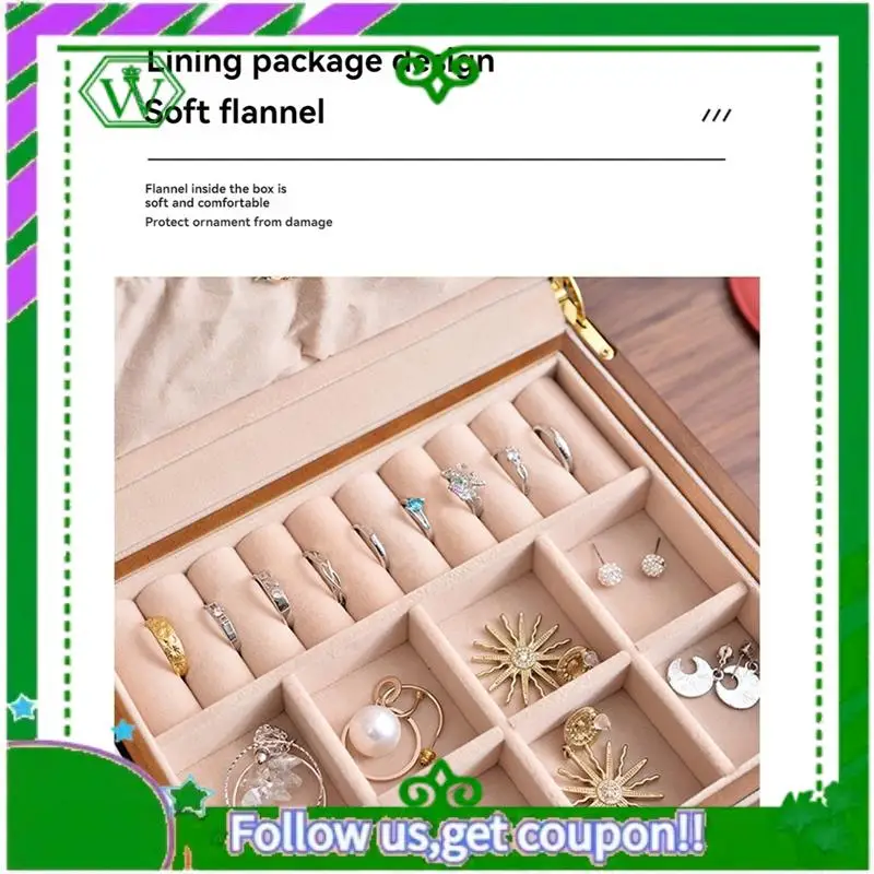 Latest-Wooden Vintage W/Lockable Jewelry Storage Box,Flip-Top Solid Wood Jewelry Box, Large Capacity,Compartment Storage Box
Latest-Wooden Vintage W/Lockable Jewelry Storage Box,Flip-Top Solid Wood Jewelry Box, Large Capacity,Compartment Storage Box