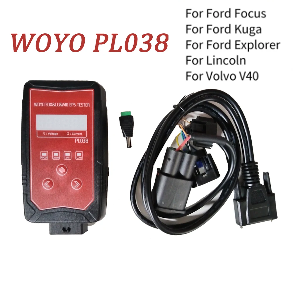 WOYO PL038 for Ford&Kuga&Explorer&Lincoln&Volvo V40 Drive Diag Data Iron Shell Electric Power Steering Wheel Motor EPS Tester
WOYO PL038 for Ford&Kuga&Explorer&Lincoln&Volvo V40 Drive Diag Data Iron Shell Electric Power Steering Wheel Motor EPS Tester