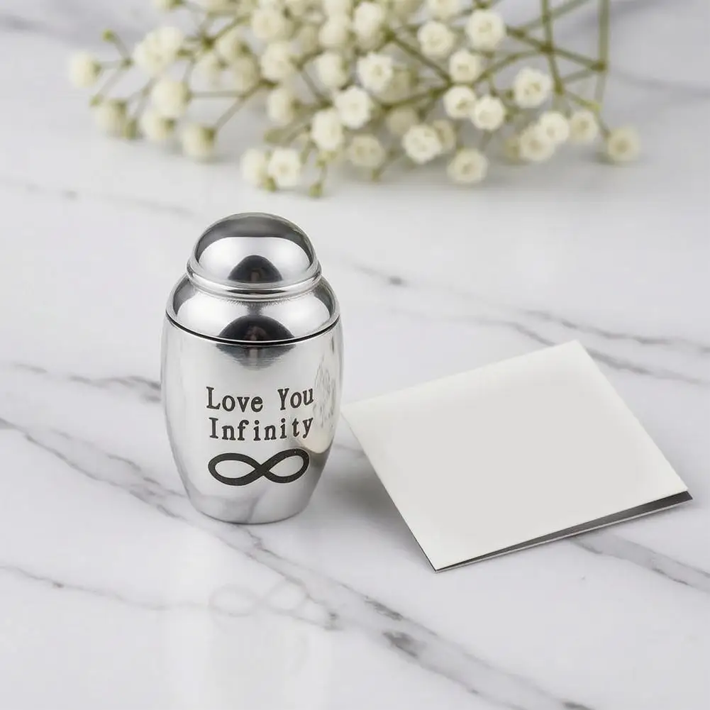 Metal Pet Cremation Urn Decorative Memorial Urn Dust-proof Cats Dogs Ash Container Box, Sympathy Gift for Pet Loss
Metal Pet Cremation Urn Decorative Memorial Urn Dust-proof Cats Dogs Ash Container Box, Sympathy Gift for Pet Loss