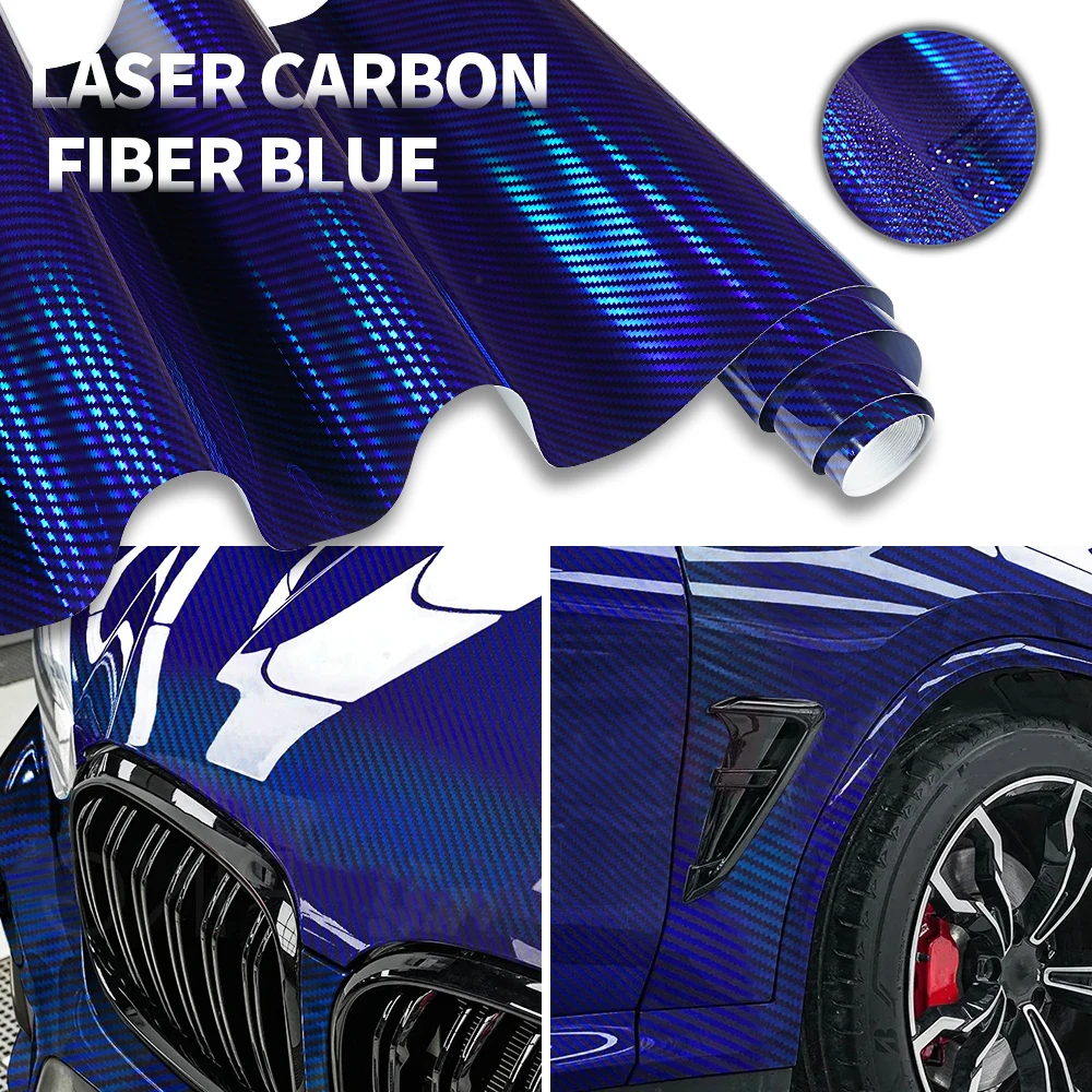 Glossy Holographic Carbon Fiber Laser Blue Car Stickers Color Change Film Self-Adhesive Vinyl Car Wrap Cover Air Release Foil
Glossy Holographic Carbon Fiber Laser Blue Car Stickers Color Change Film Self-Adhesive Vinyl Car Wrap Cover Air Release Foil