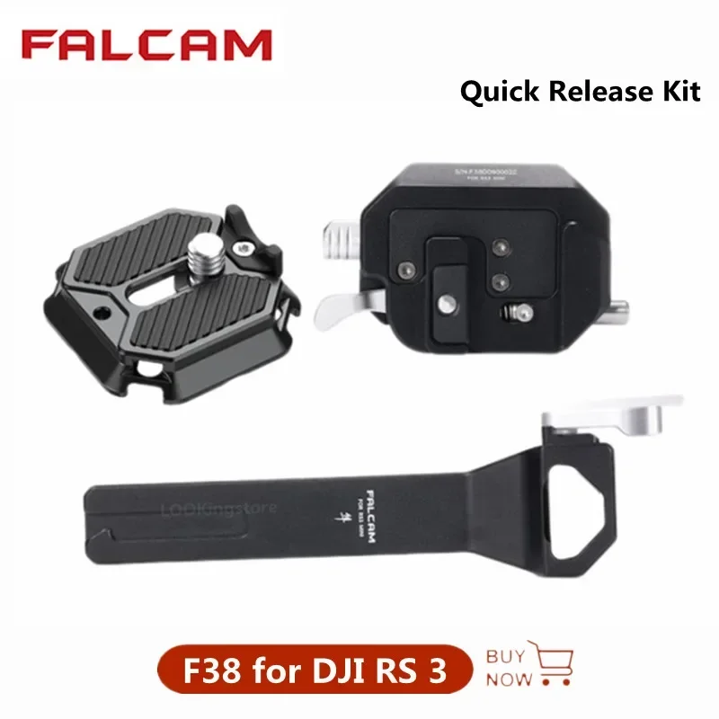 FALCAM F38 Mini Quick Release Kit Cross Arm Quick Release Base for DJI RS 3 Mini Accessories
FALCAM F38 Mini Quick Release Kit Cross Arm Quick Release Base for DJI RS 3 Mini Accessories