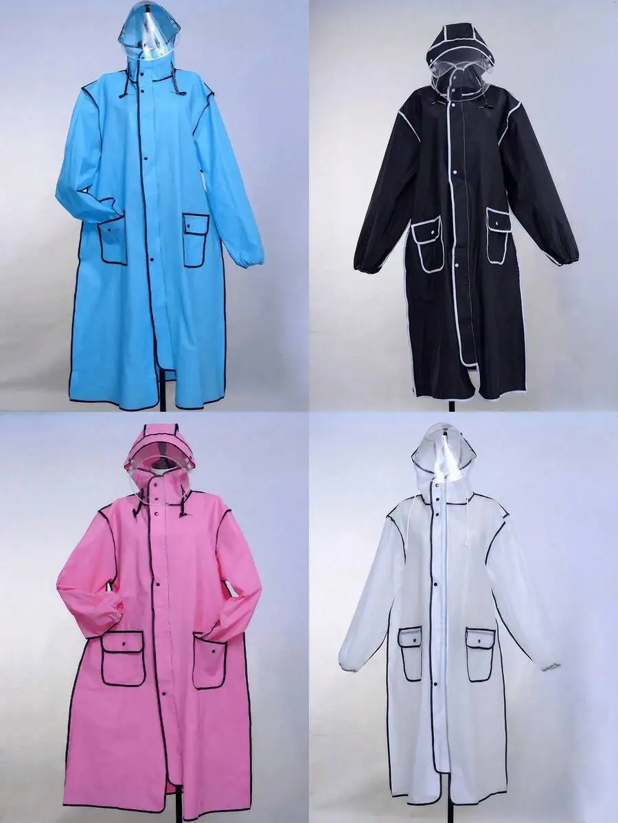 Unisex long EVA raincoat, thickened waterproof hooded design, lightweight fit for hiking, cycling and outdoor trips
Unisex long EVA raincoat, thickened waterproof hooded design, lightweight fit for hiking, cycling and outdoor trips
