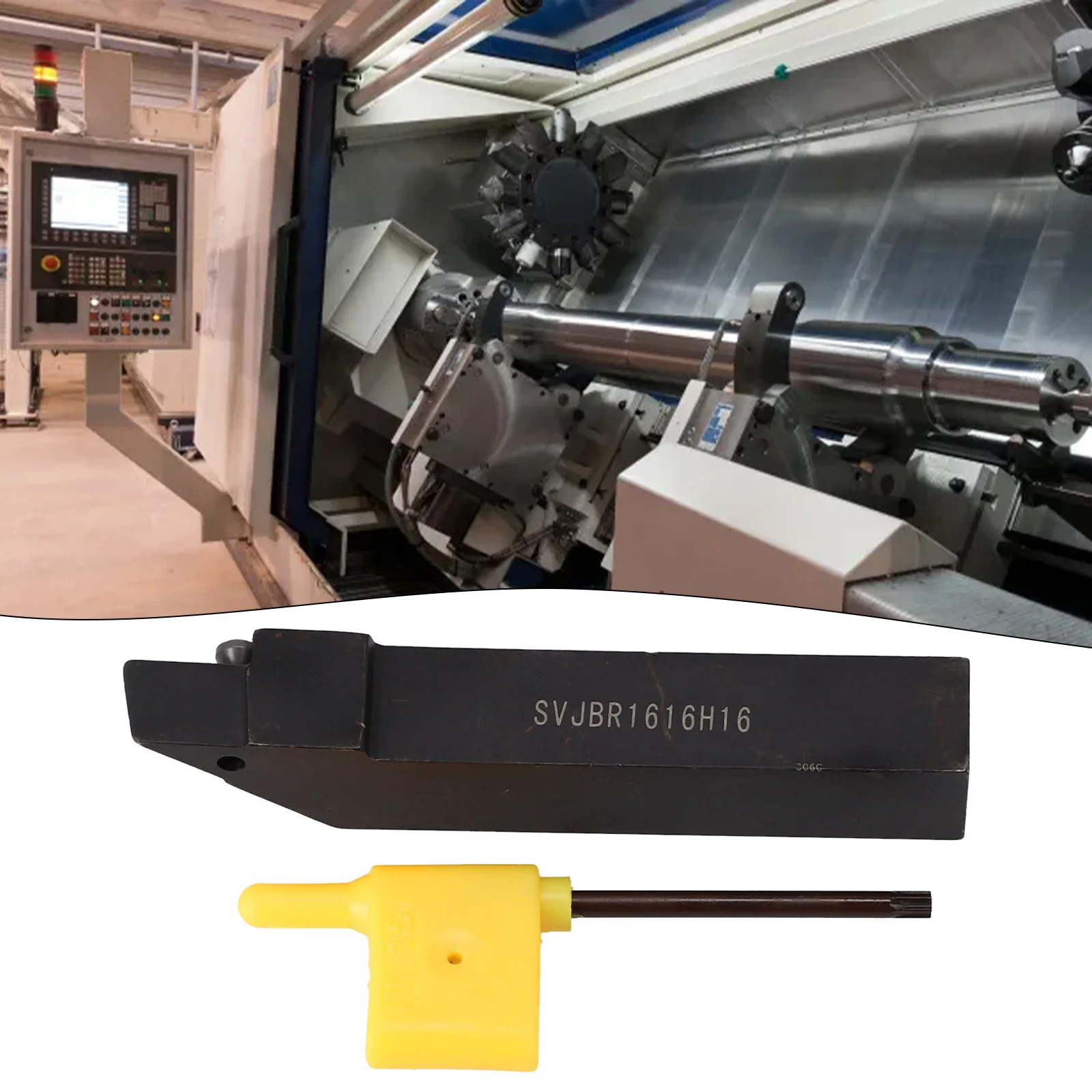 SVJBR 1616H16 Turning Tool Holder For Semi-finishing Toolholding Workholding Business Industrialm CNC Manufacturing
SVJBR 1616H16 Turning Tool Holder For Semi-finishing Toolholding Workholding Business Industrialm CNC Manufacturing