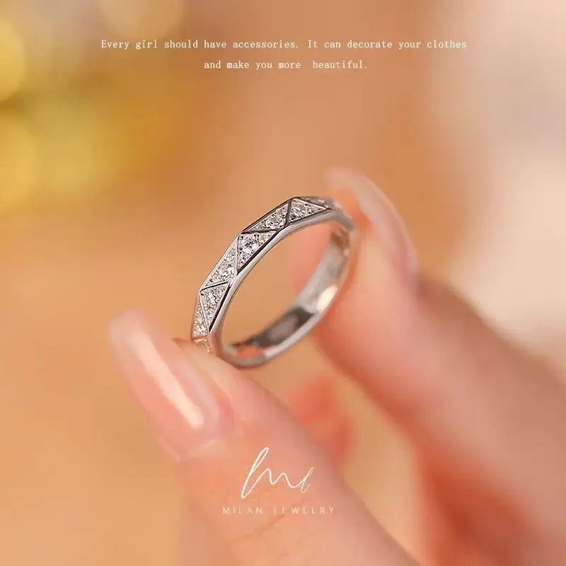 Luxury 18K Solid Platinum PT950 certifid rhombus full diamond wedding ring female couple pair ring closed ring
Luxury 18K Solid Platinum PT950 certifid rhombus full diamond wedding ring female couple pair ring closed ring