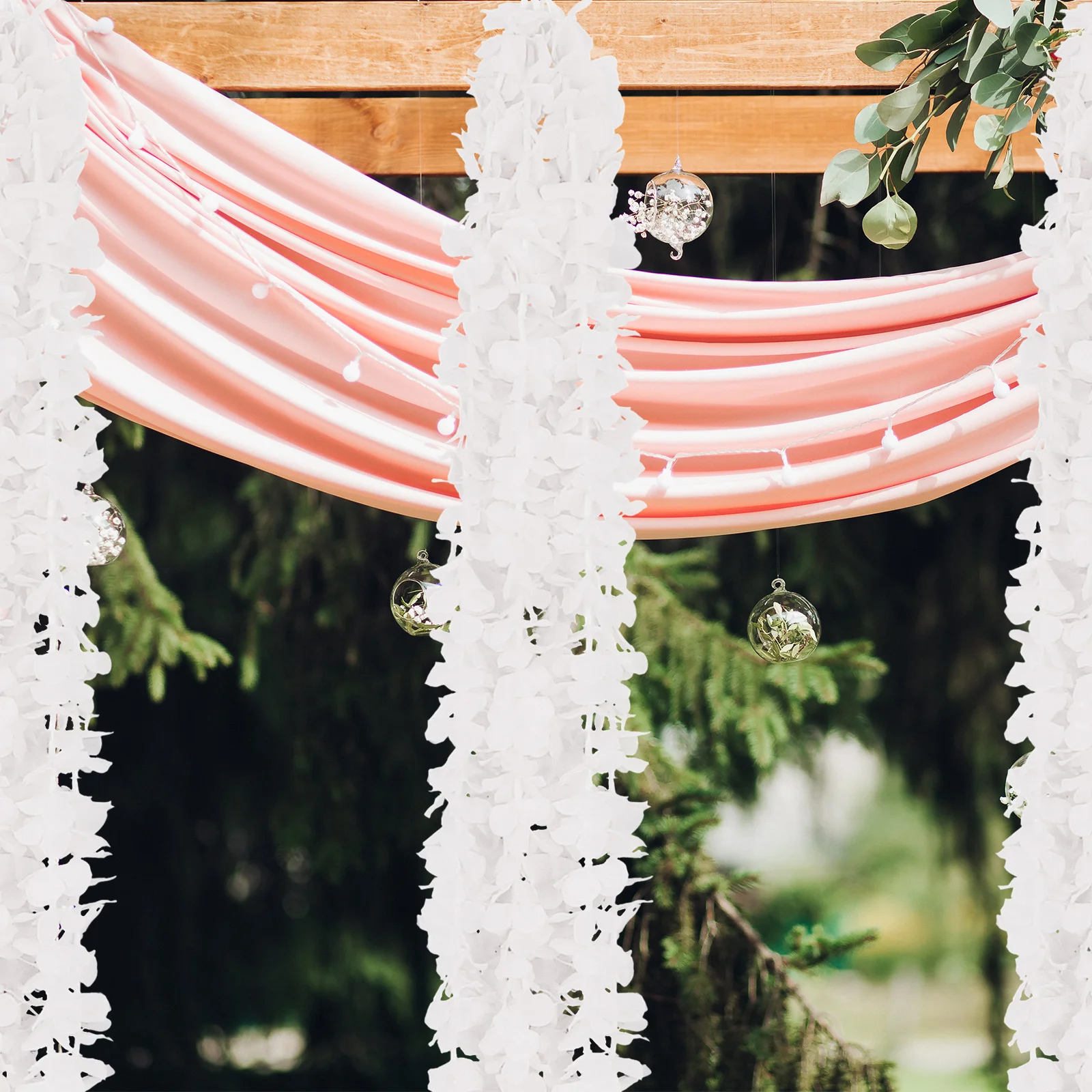 10pcs Hanging Artificial Garland Wedding Simulation Vine Delicate Arch Flower Vine Household Flower Adorn
10pcs Hanging Artificial Garland Wedding Simulation Vine Delicate Arch Flower Vine Household Flower Adorn