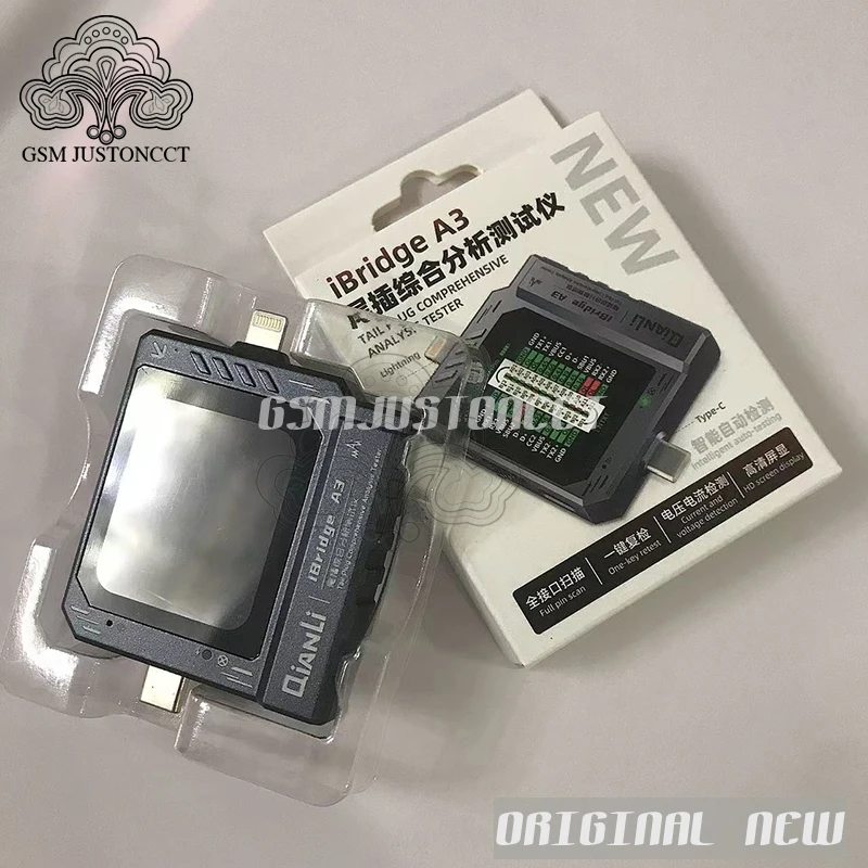 QIANLI iBridge A3 Mobile Phone Tail Plug Detector IPhone HUAWEI Samsung XM Lightning Type-C Interface Repair Devices
QIANLI iBridge A3 Mobile Phone Tail Plug Detector IPhone HUAWEI Samsung XM Lightning Type-C Interface Repair Devices