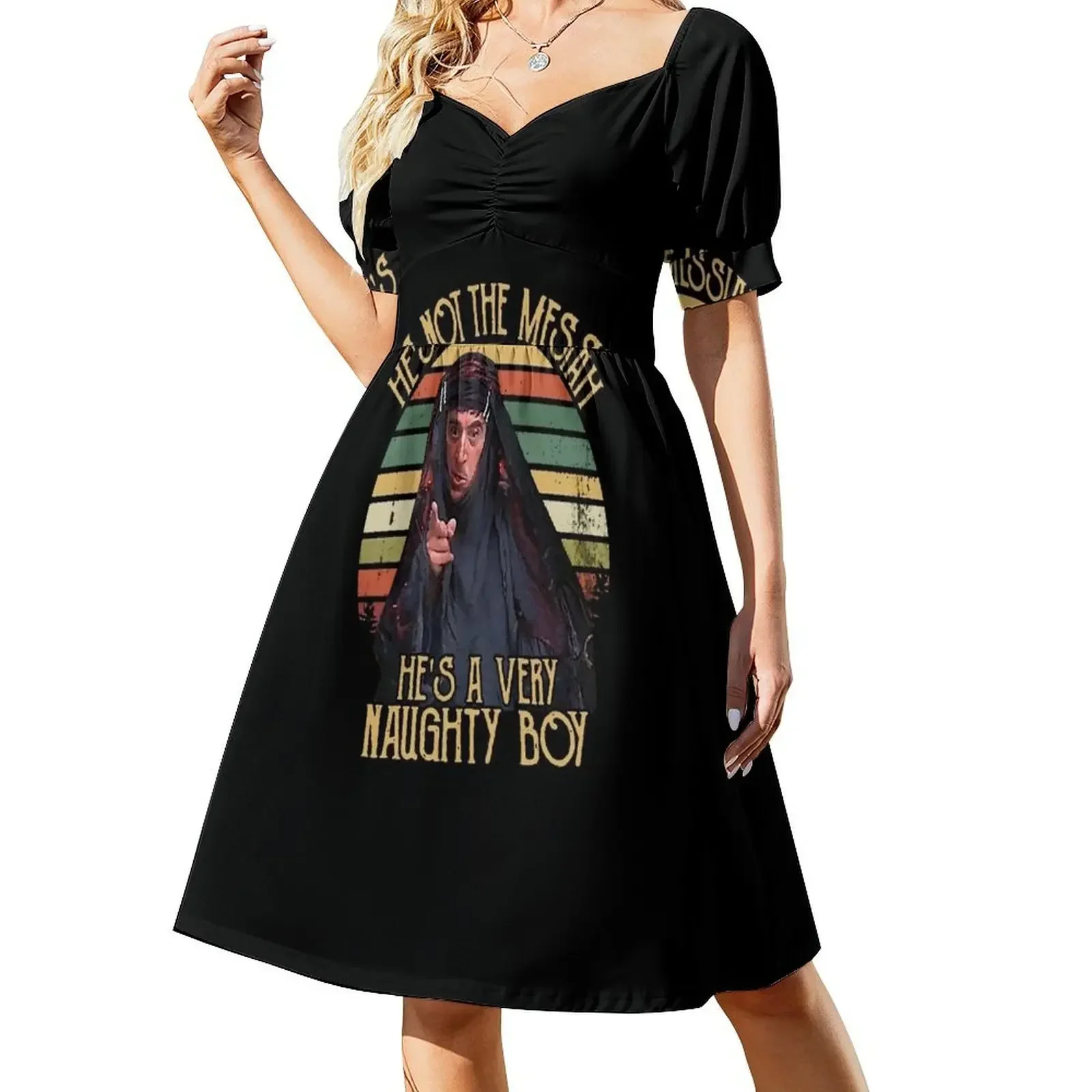 He_s Not The Messiah He_s A Very Naughty Boy Vintage Short-Sleeved Dress summer dress woman 2025 Women's summer skirt Dress
He_s Not The Messiah He_s A Very Naughty Boy Vintage Short-Sleeved Dress summer dress woman 2025 Women's summer skirt Dress