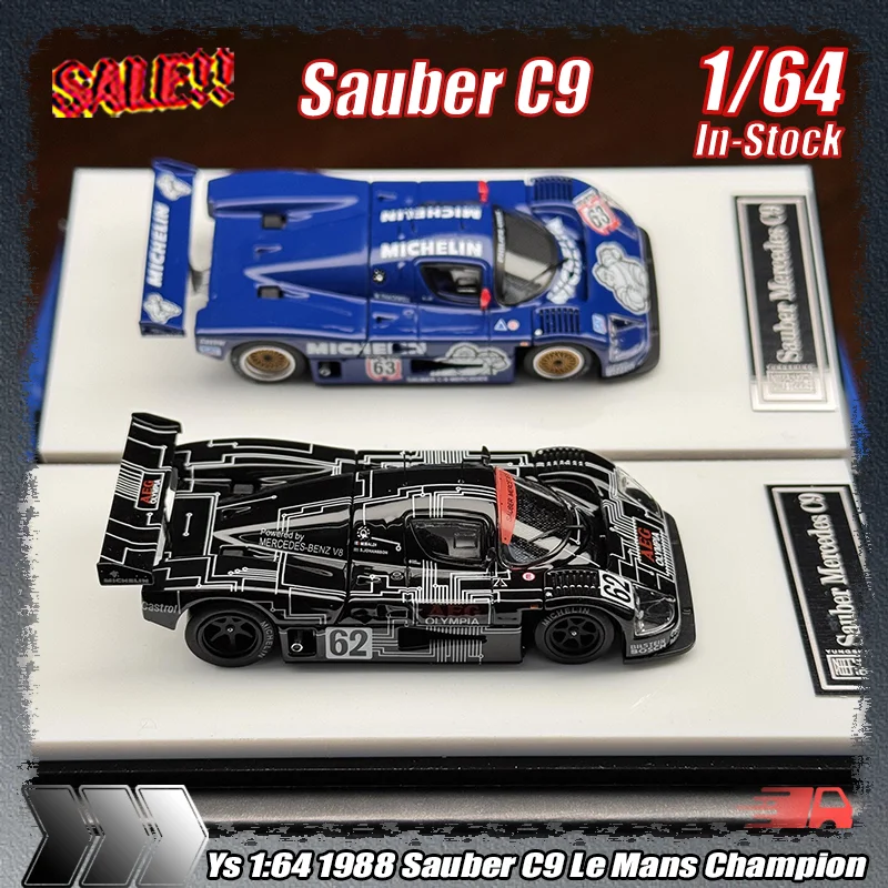 Новинка в наличии: Коллекционная модель автомобиля TPC Ys 1:64 Sauber C9 Le Mans 1988 года с открывающимися магнитными крышками (передняя и задняя), литая из сплава, миниатюрная, игрушка-подарок
Новинка в наличии: Коллекционная модель автомобиля TPC Ys 1:64 Sauber C9 Le Mans 1988 года с открывающимися магнитными крышками (передняя и задняя), литая из сплава, миниатюрная, игрушка-подарок