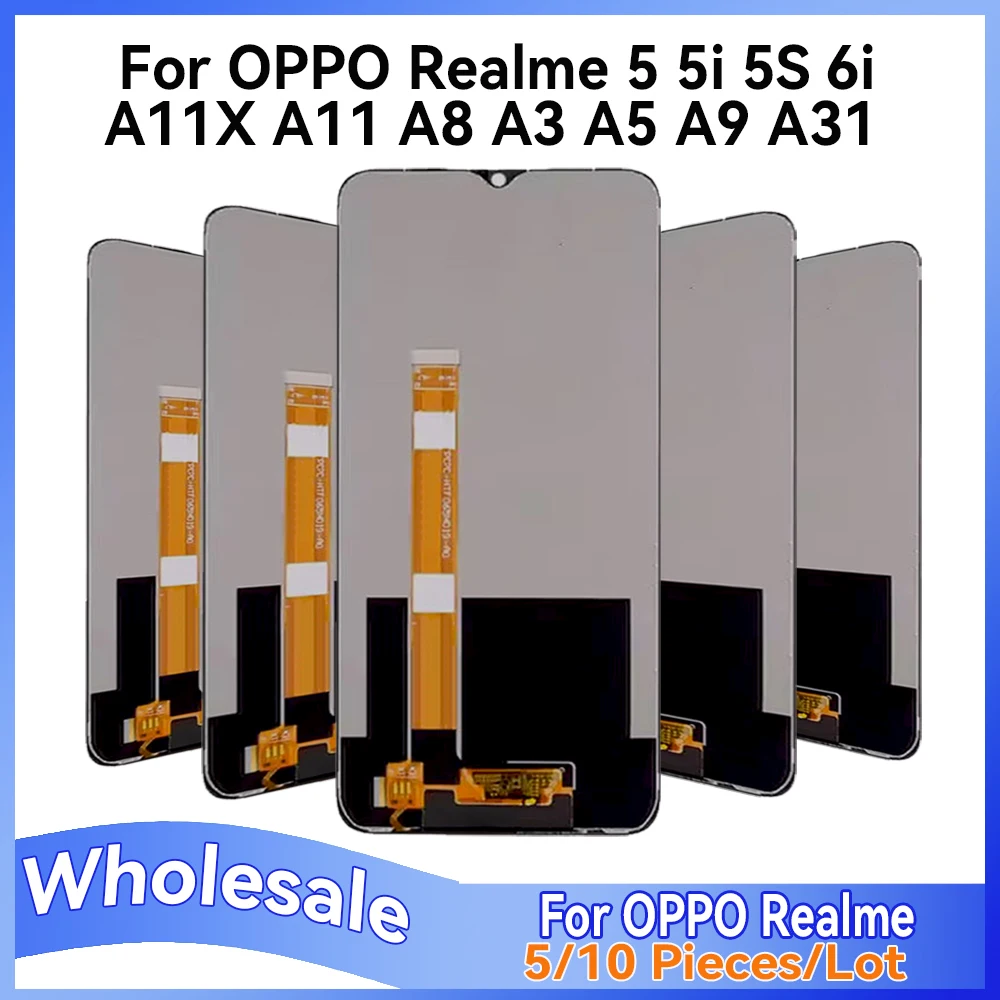 Wholesale 3/5/10 pieces Lot For OPPO A11X A11 A8 A3 A5 A9 A31 Screen Lcd Display With Touch Mount For Realme 5 5i 5S 6i
Wholesale 3/5/10 pieces Lot For OPPO A11X A11 A8 A3 A5 A9 A31 Screen Lcd Display With Touch Mount For Realme 5 5i 5S 6i