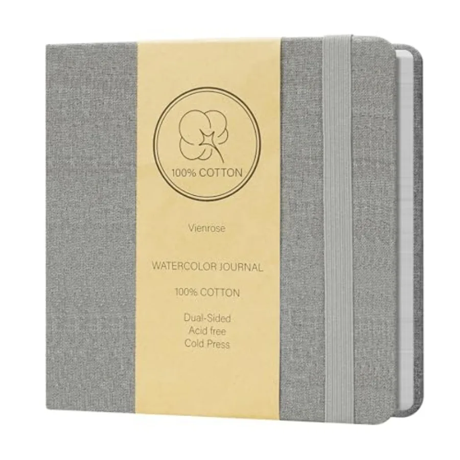 Watercolor Sketchbook, "x" Watercolor Journal with 4 Sheets 140 LB 300 GSM Cotton Watercolor Paper, Linen Cover Water Coloring
Watercolor Sketchbook, "x" Watercolor Journal with 4 Sheets 140 LB 300 GSM Cotton Watercolor Paper, Linen Cover Water Coloring