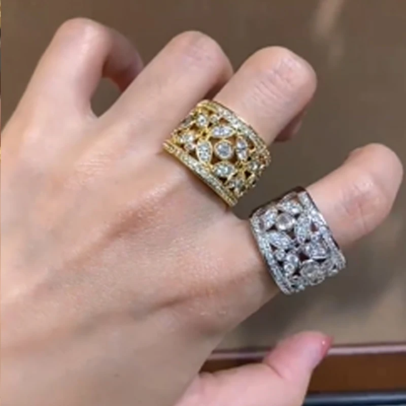 trendy open ring for women gold silver color shiny zirconia
trendy open ring for women gold silver color shiny zirconia