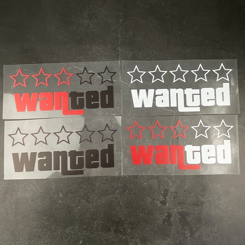 1pc Holographic Five Star Wanted Vinyl Sticker Waterproof Decal for Car Motorcycle Helmet Luggage Decor
1pc Holographic Five Star Wanted Vinyl Sticker Waterproof Decal for Car Motorcycle Helmet Luggage Decor