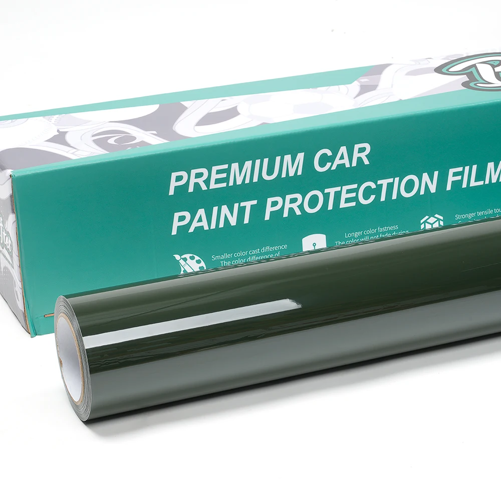 Factory Customized Any Size PET Liner Super Gloss Black Olive Car Wrapping Film
Factory Customized Any Size PET Liner Super Gloss Black Olive Car Wrapping Film