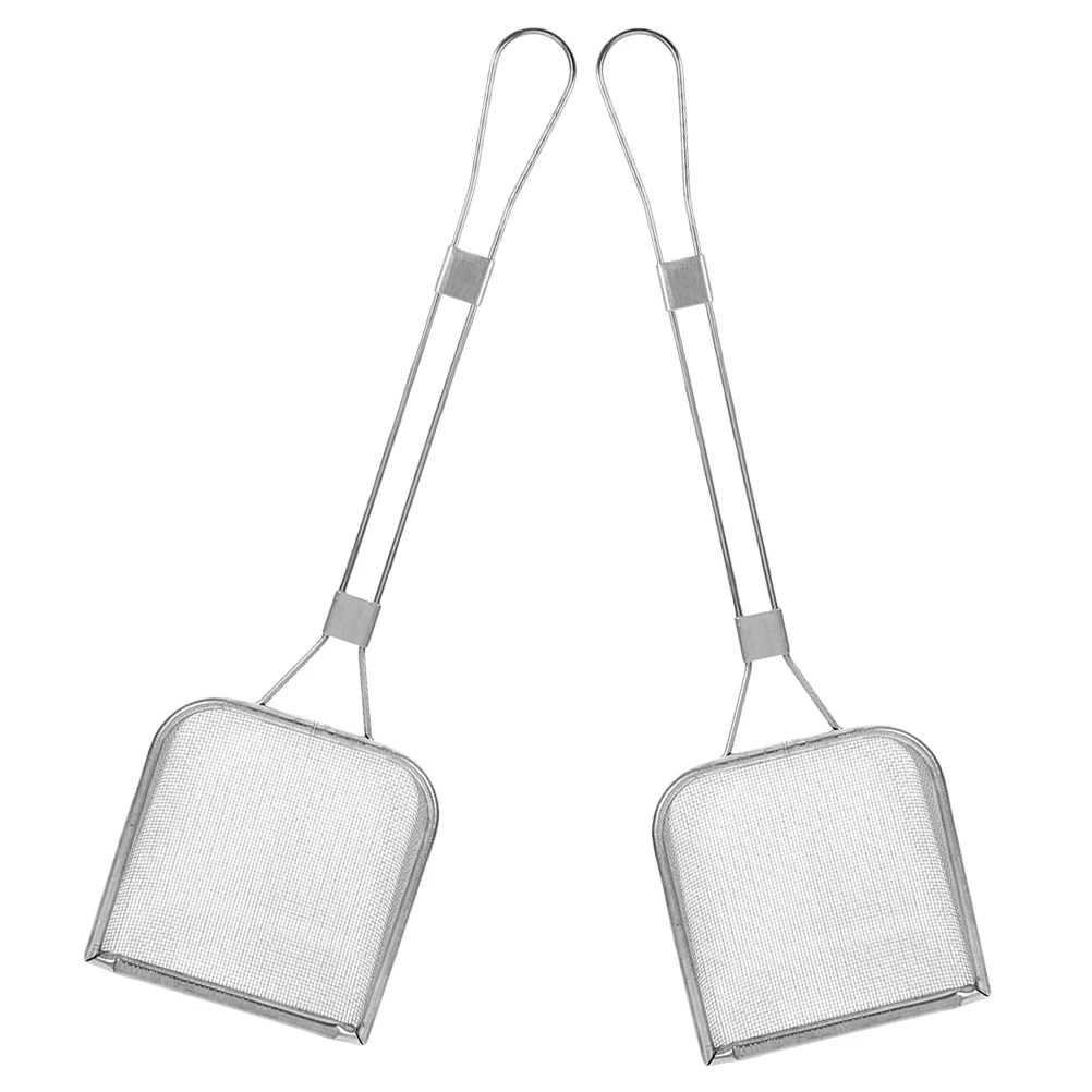 2pcs Oil Spider Mesh Strainer Square Fryer Spoon Square Fryer Residue Wire Mesh Strainer Grease Skimmer Ladle Kitchen Tool
2pcs Oil Spider Mesh Strainer Square Fryer Spoon Square Fryer Residue Wire Mesh Strainer Grease Skimmer Ladle Kitchen Tool