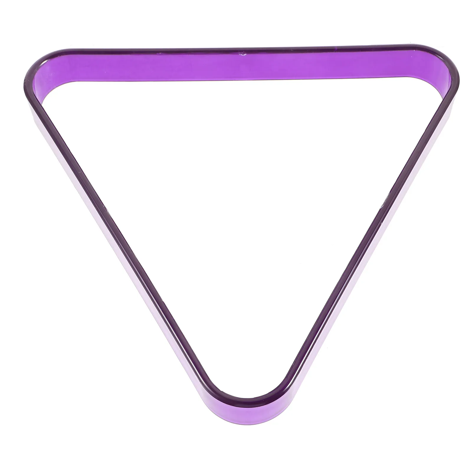 Sturdy Billiard Triangle Rack Made of High Quality Pc Lightweight Smooth Surface Reinforced Rounded Edges Pool Table Balls