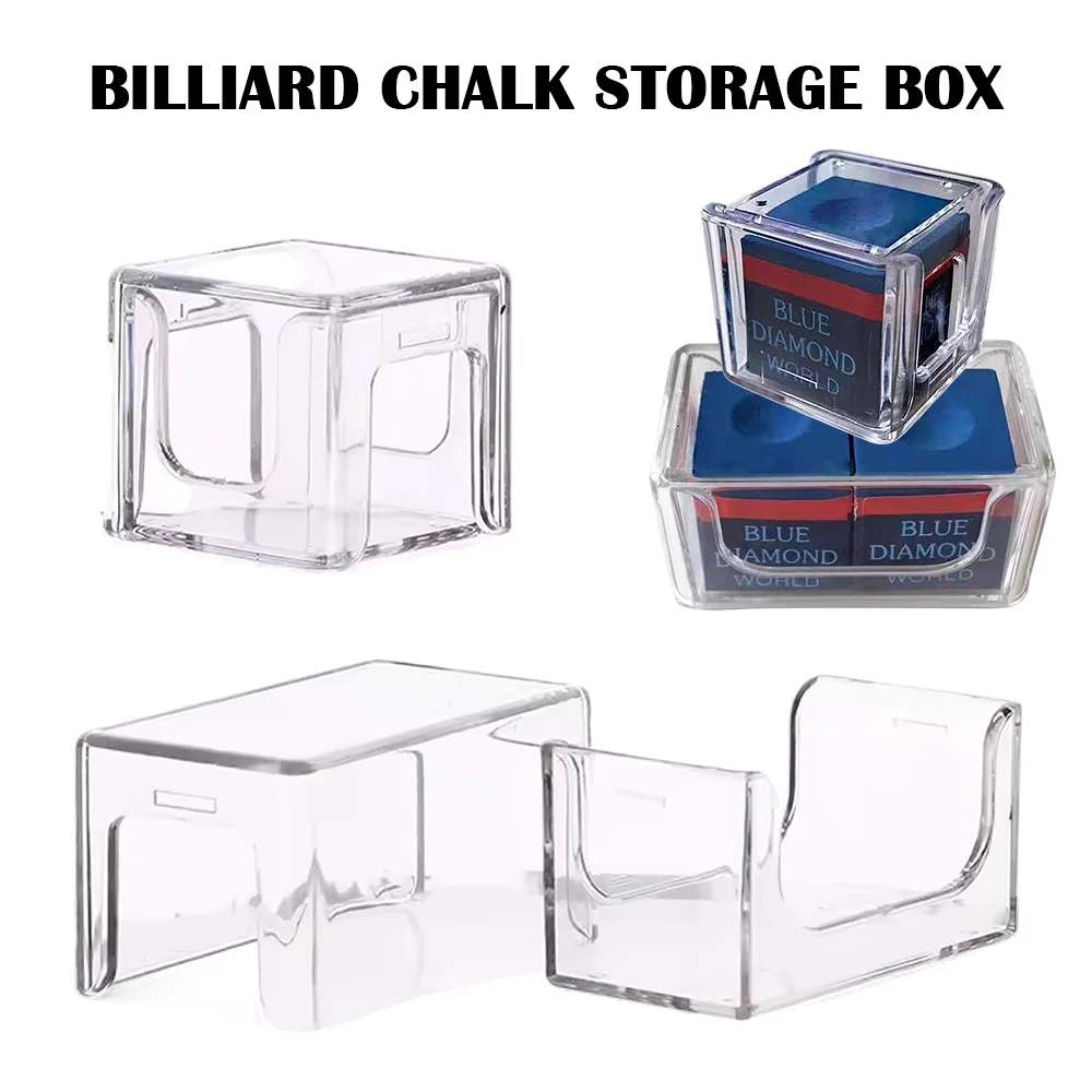 Acrylic Snooker Chalk Case Transparent Pool Chalk Box Cube Holder Anti-fouling Dustproof Billiard Accessory Clean Storage
Acrylic Snooker Chalk Case Transparent Pool Chalk Box Cube Holder Anti-fouling Dustproof Billiard Accessory Clean Storage