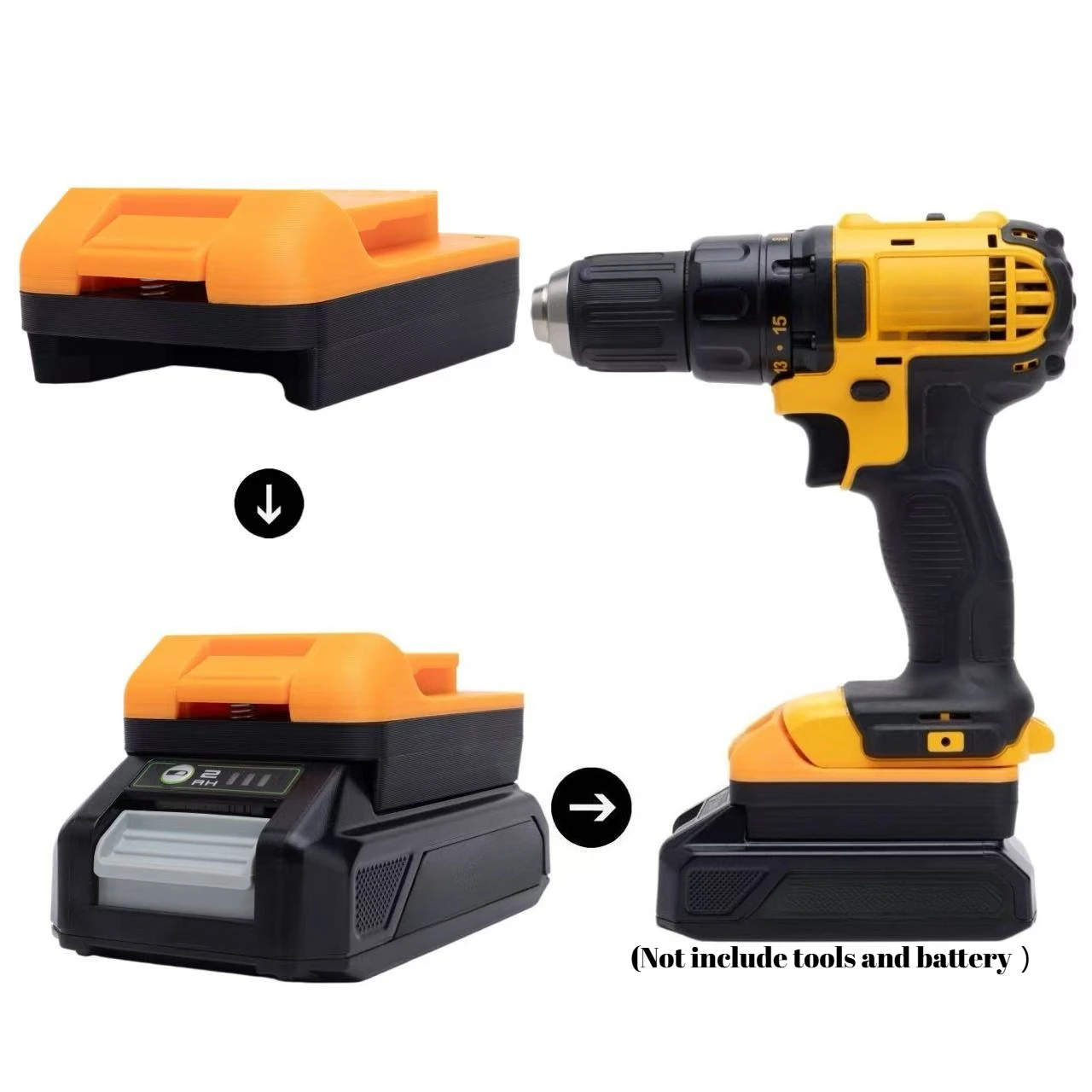 Battery Converter Adapter For Greenworks 24V Li-ion To For Dewalt 18v Tools (Not include tools and battery)
Battery Converter Adapter For Greenworks 24V Li-ion To For Dewalt 18v Tools (Not include tools and battery)