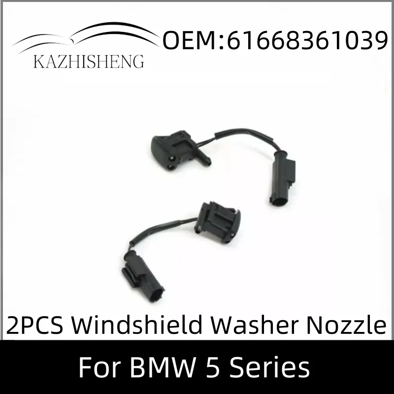61668361039 2PCS Car Windshield Wiper Water Spray Jet Washer Nozzle Windscreen for BMW 5 Series
61668361039 2PCS Car Windshield Wiper Water Spray Jet Washer Nozzle Windscreen for BMW 5 Series