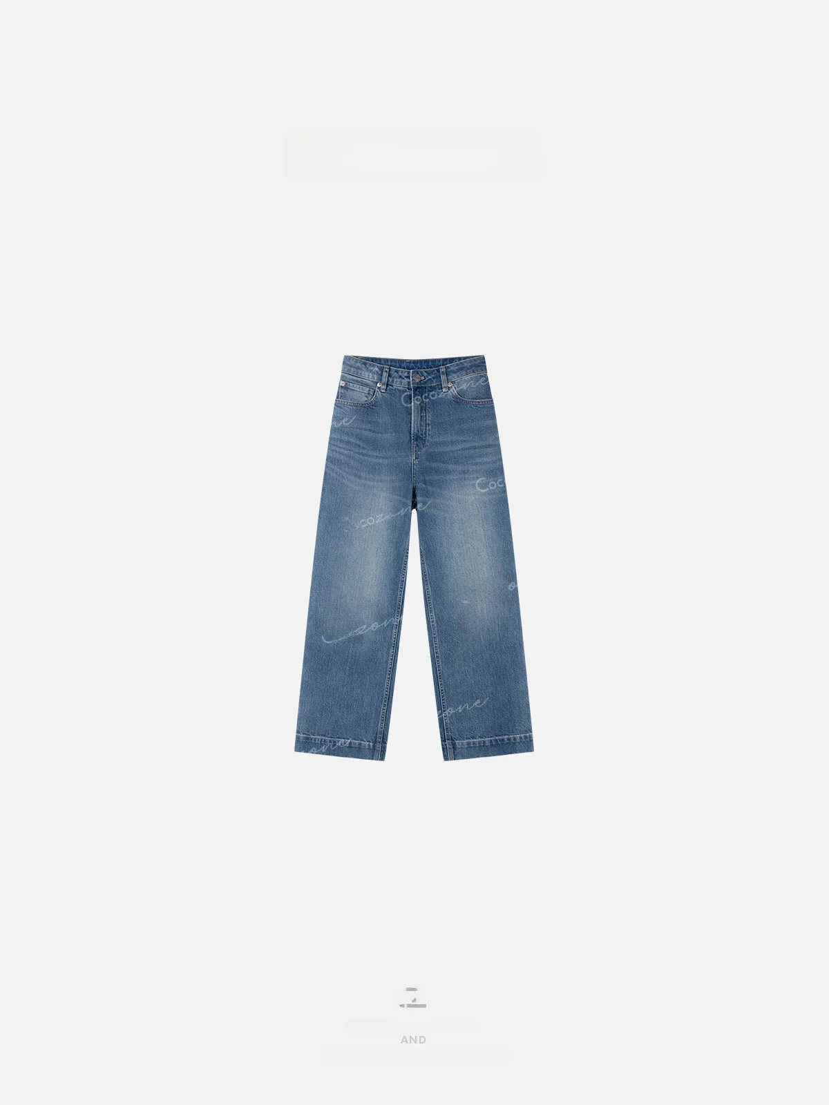 Women's Straight Leg Jeans High Waist Blue Washed Slimming Effect Spring New Retro Style by Zone Ladies Premium Denim
Women's Straight Leg Jeans High Waist Blue Washed Slimming Effect Spring New Retro Style by Zone Ladies Premium Denim