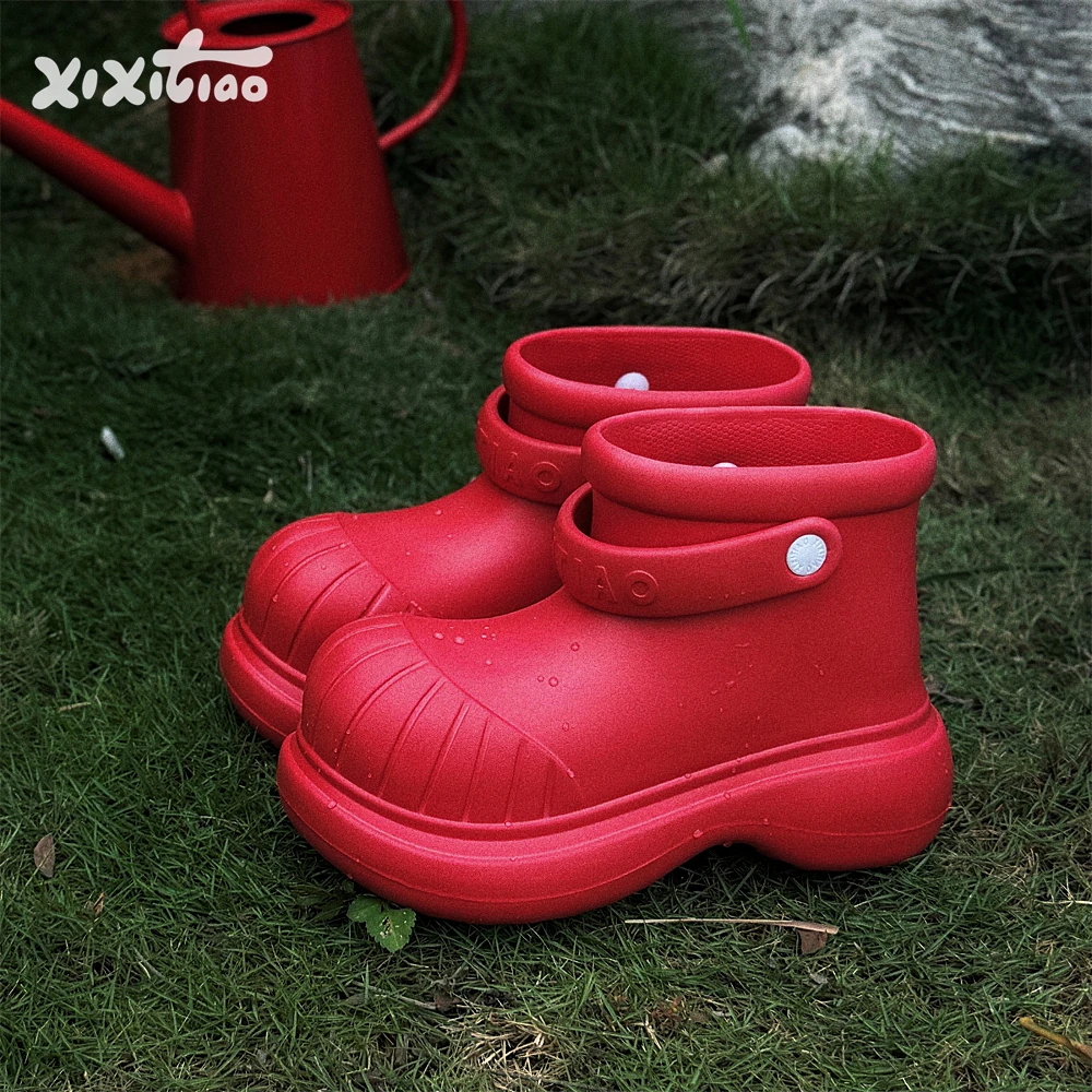 Faionable Waterproof Anti-Slip Outdoor Women's Rain Boots Thin Strips High-End Feel Cute Water oes for Adults All Seasons
Faionable Waterproof Anti-Slip Outdoor Women's Rain Boots Thin Strips High-End Feel Cute Water oes for Adults All Seasons