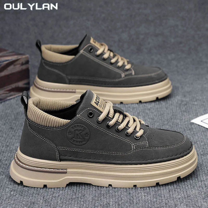 Low-top Martin Boots Men's Shoes New Breathable Workwear Shoes Thick-soled Sports Shoes Casual Board Shoes
Low-top Martin Boots Men's Shoes New Breathable Workwear Shoes Thick-soled Sports Shoes Casual Board Shoes