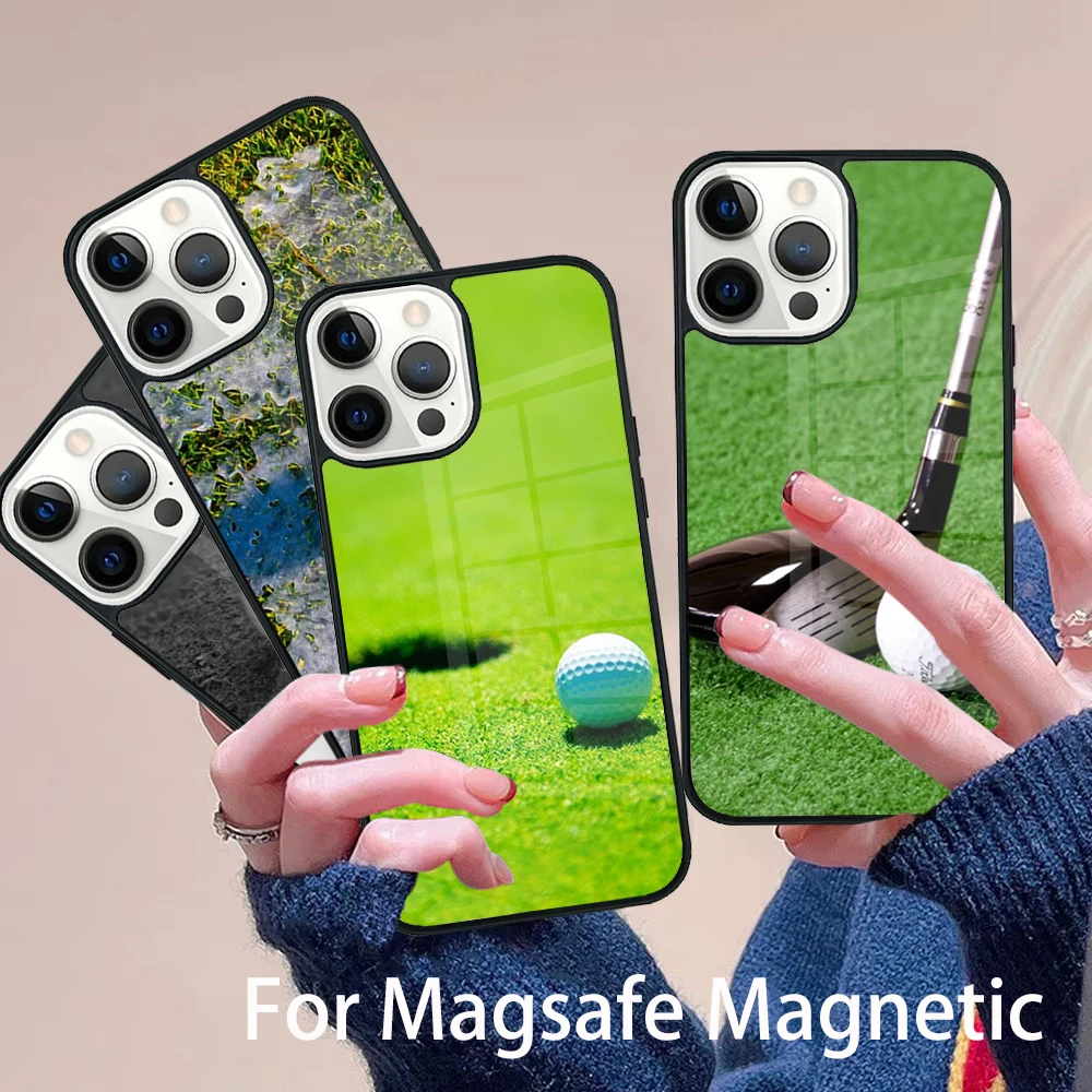 A golf ball sport Phone Case Magesafe Magnetic Wireless Charge Cover For IPhone 16 11 12 13 14 15 Pro Max Plus Mini
A golf ball sport Phone Case Magesafe Magnetic Wireless Charge Cover For IPhone 16 11 12 13 14 15 Pro Max Plus Mini