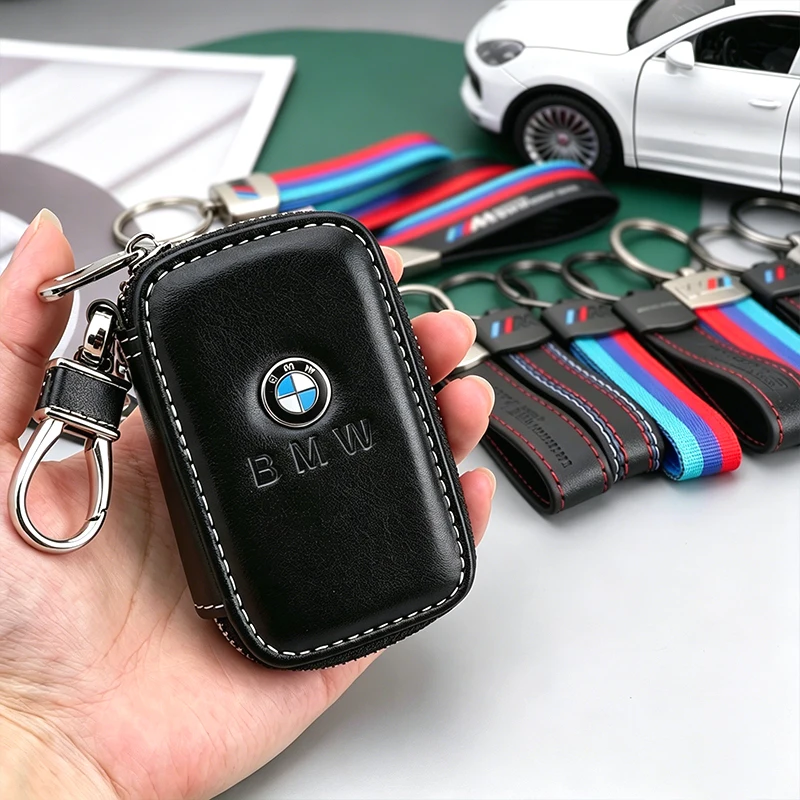 Leather Car Key Keychainn Pendant Holder Gift For BMW M Performance E46 G80 F48 E84 G01 F30 G11 X1 X3 X5 X6 G07 Auto Accessories
Leather Car Key Keychainn Pendant Holder Gift For BMW M Performance E46 G80 F48 E84 G01 F30 G11 X1 X3 X5 X6 G07 Auto Accessories