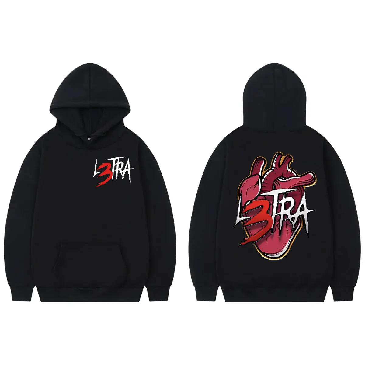 Rapper Luar La L L3TRA Graphic Hoodie Men Women Fashion Hip Hop Clothing Pullovers Autumn Winter Casual Long Sleeve Sweatshirts
Rapper Luar La L L3TRA Graphic Hoodie Men Women Fashion Hip Hop Clothing Pullovers Autumn Winter Casual Long Sleeve Sweatshirts