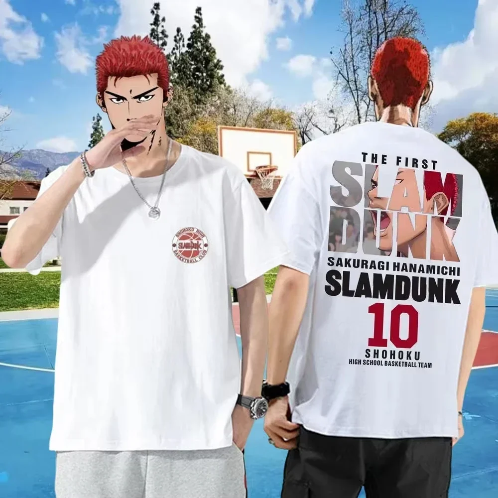 Новая футболка Sakuragi Blossom Road с короткими рукавами Akagi Haruko для пар SLAM DUNK, летний свободный хлопковый мужской и женский топ
Новая футболка Sakuragi Blossom Road с короткими рукавами Akagi Haruko для пар SLAM DUNK, летний свободный хлопковый мужской и женский топ