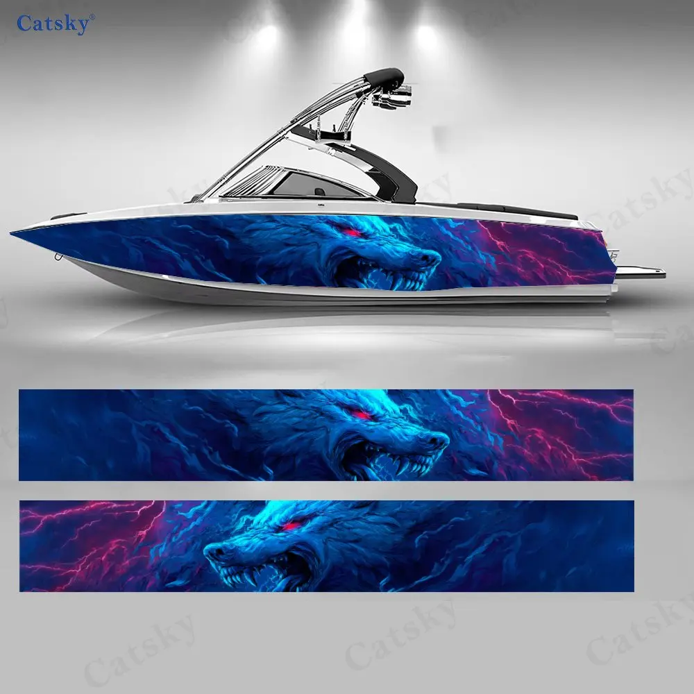 Arctic Battle Wolf Boat Stickers, PVC Waterproof Durable Vinyl Wrap Decals for Fishing Boats, Durable and Stylish Design
Arctic Battle Wolf Boat Stickers, PVC Waterproof Durable Vinyl Wrap Decals for Fishing Boats, Durable and Stylish Design