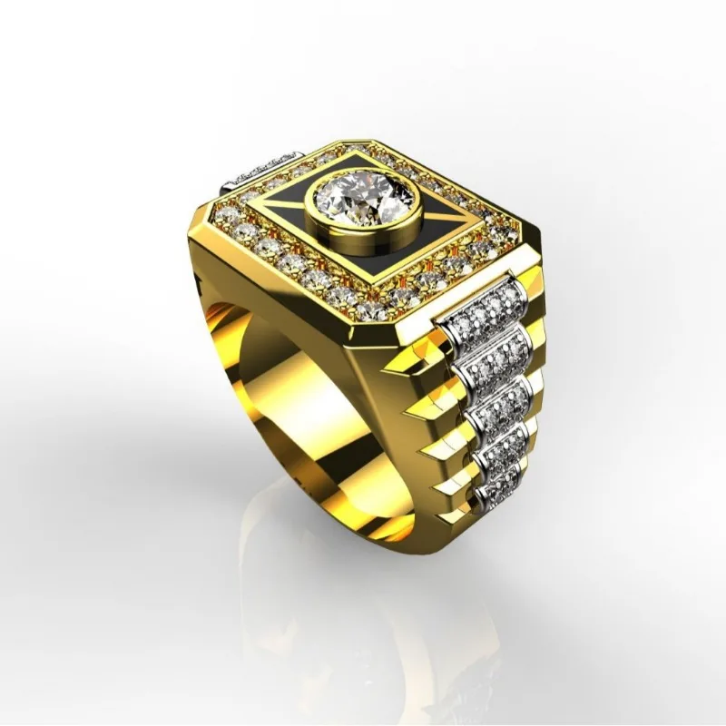 New in Stylish Design Fashion Casual Style Zircon Ring Light Luxury Exquisite Rings for men Party Wedding popular Jewelry
New in Stylish Design Fashion Casual Style Zircon Ring Light Luxury Exquisite Rings for men Party Wedding popular Jewelry