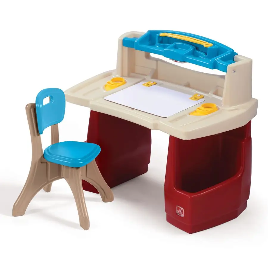 Deluxe Art Master Desk, Kids Activity Table amp Chair, Arts amp Crafts Desk, Made of Durable Plastic, For Toddlers 3 Years Old
Deluxe Art Master Desk, Kids Activity Table amp Chair, Arts amp Crafts Desk, Made of Durable Plastic, For Toddlers 3 Years Old