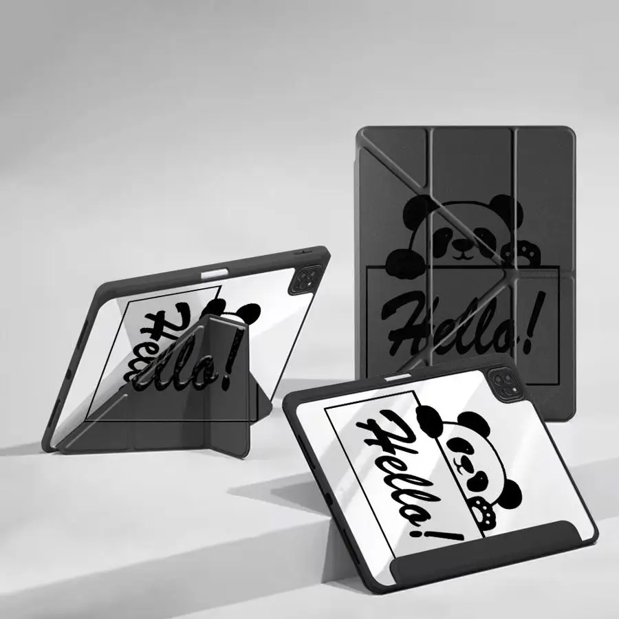 Милый чехол-подставка Hello Panda для планшетов iPad Air 4/5, M3/M2/M4, 11-дюймовых Pro 11/10/9/8/7-го поколений, 12.9-дюймовых Pro 2025, Mini 6/7
Милый чехол-подставка Hello Panda для планшетов iPad Air 4/5, M3/M2/M4, 11-дюймовых Pro 11/10/9/8/7-го поколений, 12.9-дюймовых Pro 2025, Mini 6/7