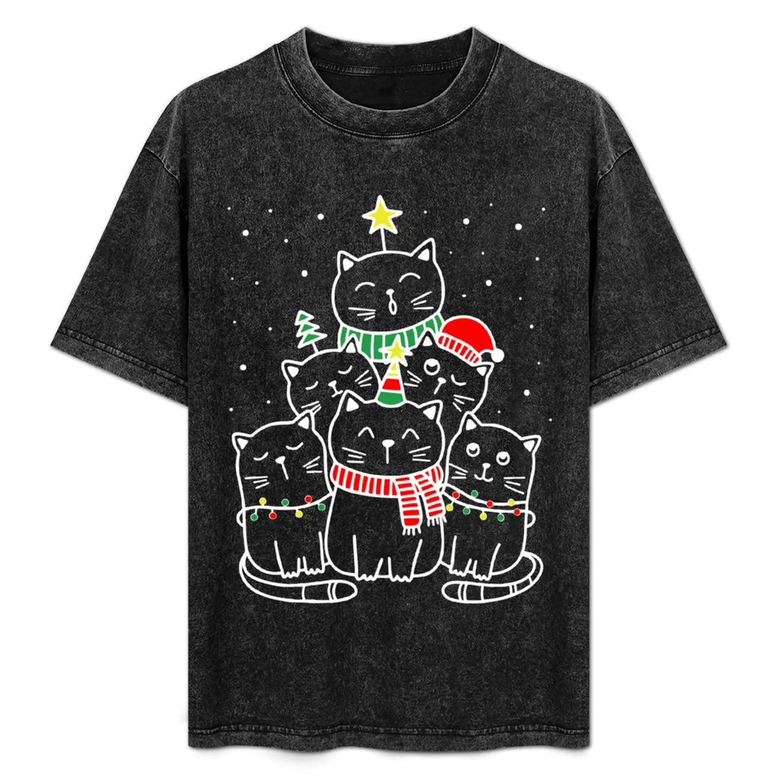 Cats Christmas Tree T-Shirt Short sleeve tee street wear fruit of the loom mens t shirts
Cats Christmas Tree T-Shirt Short sleeve tee street wear fruit of the loom mens t shirts
