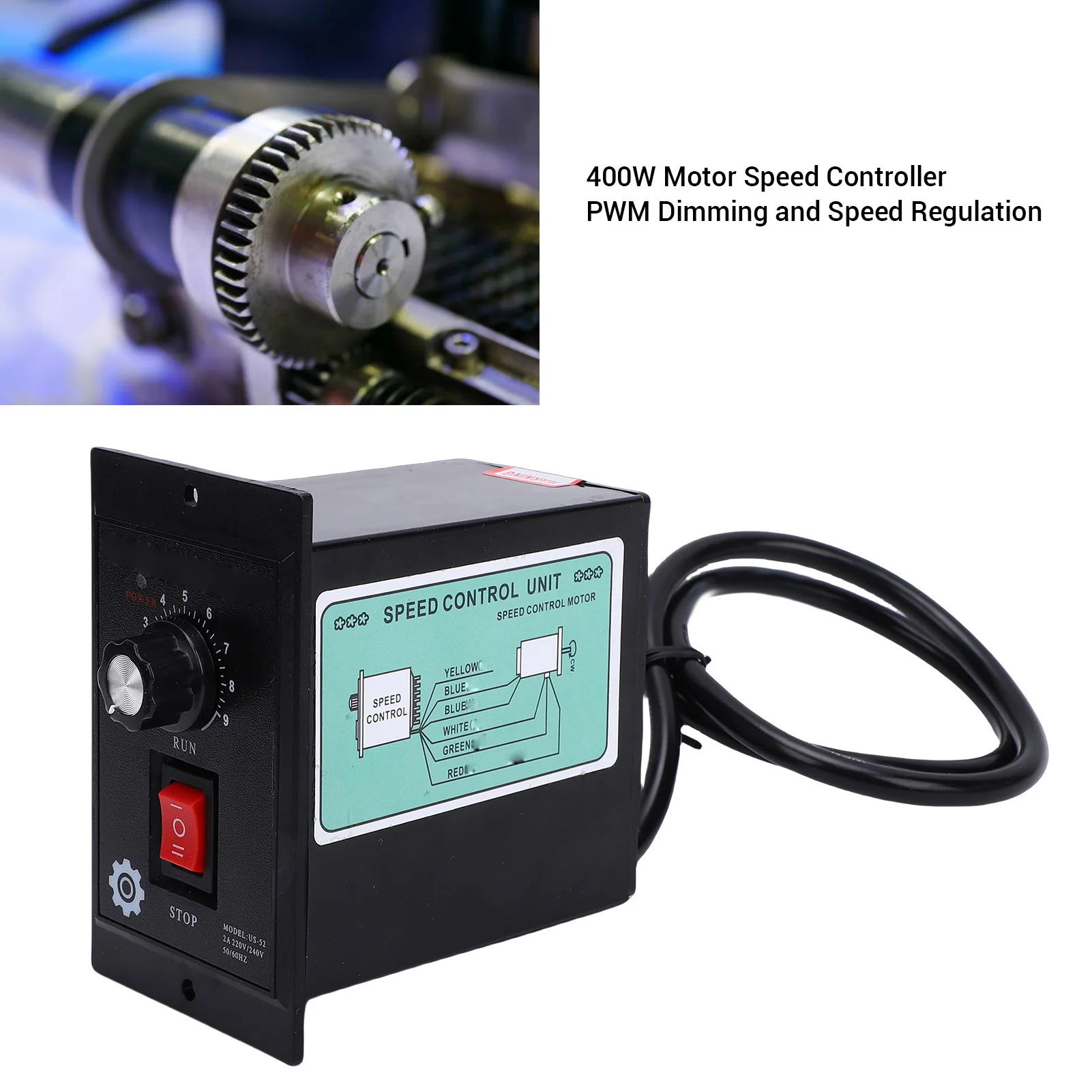 Регулятор скорости двигателя 400 Вт, ШИМ-контроллер для электродвигателей, поддержка реверса, 90-1400 об/мин, 90-1700 об/мин
Регулятор скорости двигателя 400 Вт, ШИМ-контроллер для электродвигателей, поддержка реверса, 90-1400 об/мин, 90-1700 об/мин