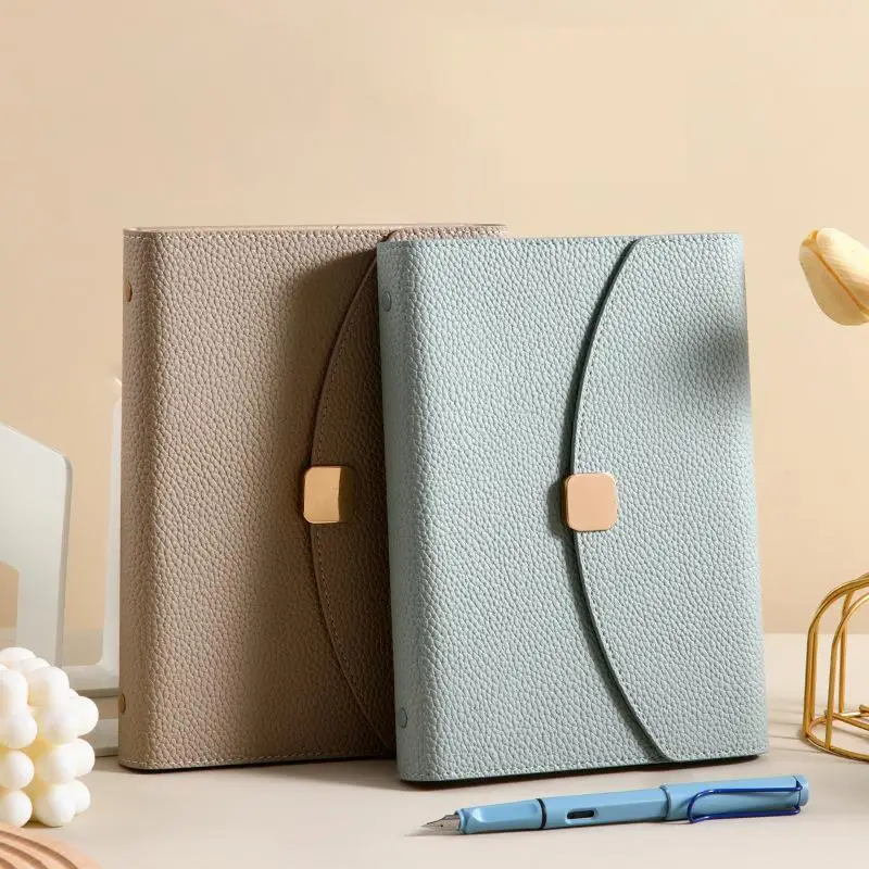 Loose-Leaf A5 Notebook 3-Fold Business Soft PU Leather Cover Removable Metal Clip Office Study Stationery
Loose-Leaf A5 Notebook 3-Fold Business Soft PU Leather Cover Removable Metal Clip Office Study Stationery