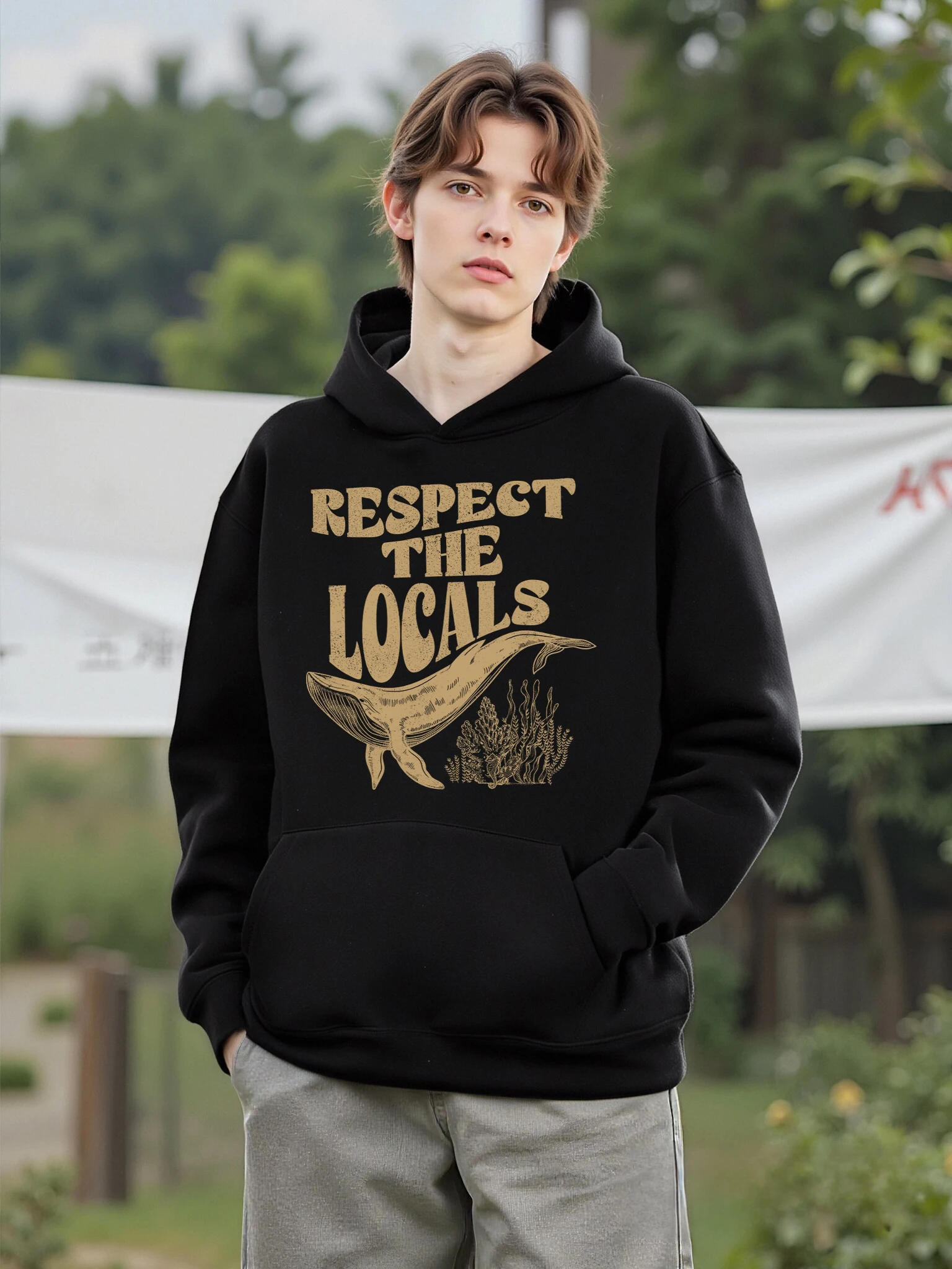 Respect The Locals Shark Printed Mens New Retro Hoodies Comfortable Loose Sweatshirts Pocket Soft Clothes Fleece Casual Hoodie
Respect The Locals Shark Printed Mens New Retro Hoodies Comfortable Loose Sweatshirts Pocket Soft Clothes Fleece Casual Hoodie