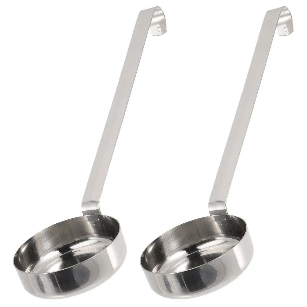 2 Pcs Pizza Sauce Spoon Stainless Steel Kitchen Ladle Flat Bottom Spreading Tool for Cooking Measuring Spoon
2 Pcs Pizza Sauce Spoon Stainless Steel Kitchen Ladle Flat Bottom Spreading Tool for Cooking Measuring Spoon