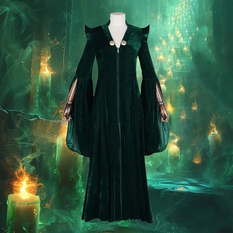 Halloween Green Robe with Hat Medieval Witch Cosplay Costume Cape Stage Performance Clothes Role Play Outfit for Women
Halloween Green Robe with Hat Medieval Witch Cosplay Costume Cape Stage Performance Clothes Role Play Outfit for Women