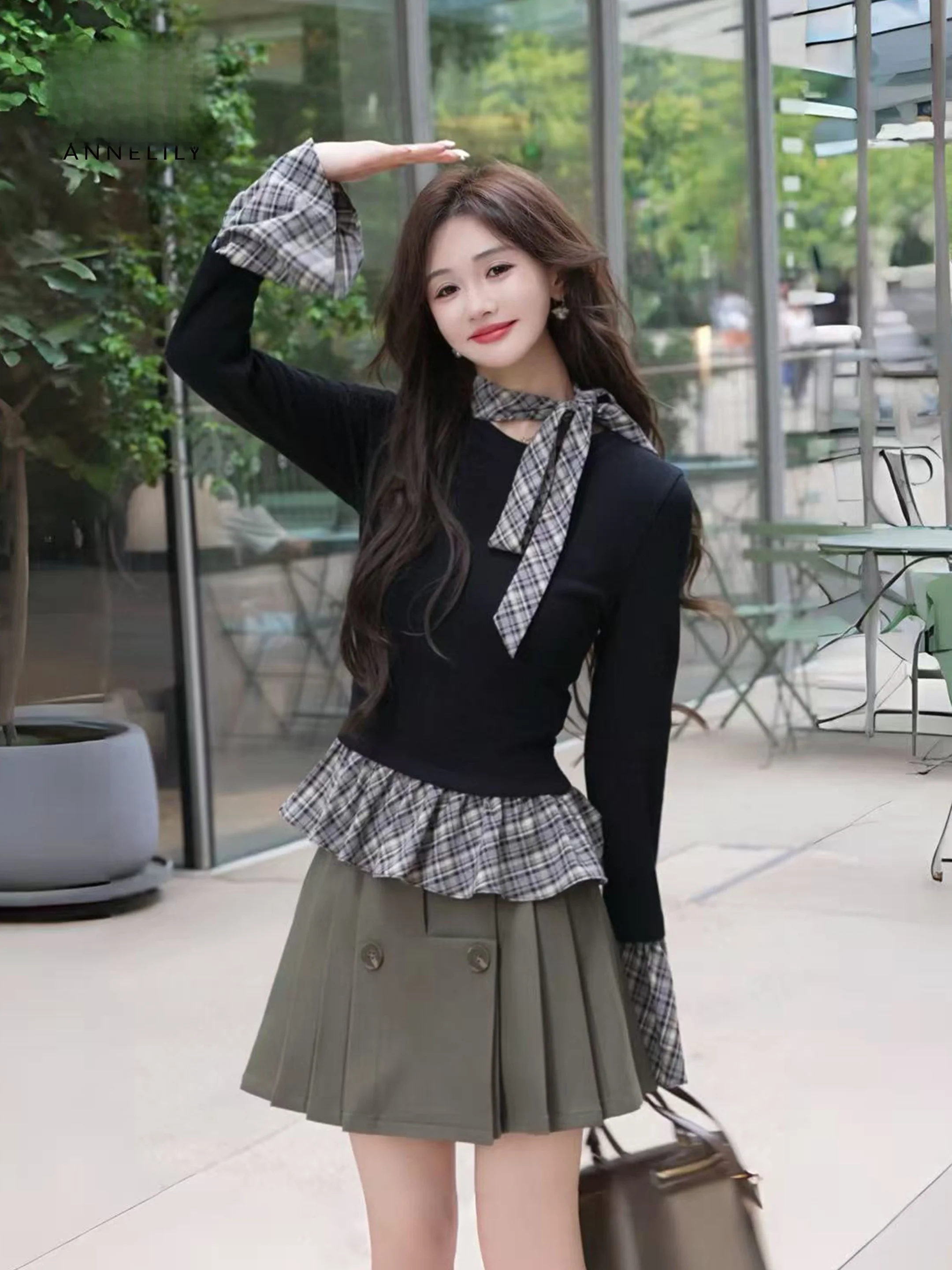 Faionable Casual ANNELILY Small Think Осенний новый Sle irt Ne Полиэфирное волокно Длинный све Дышащийся Удобный для кожи
Faionable Casual ANNELILY Small Think Осенний новый Sle irt Ne Полиэфирное волокно Длинный све Дышащийся Удобный для кожи