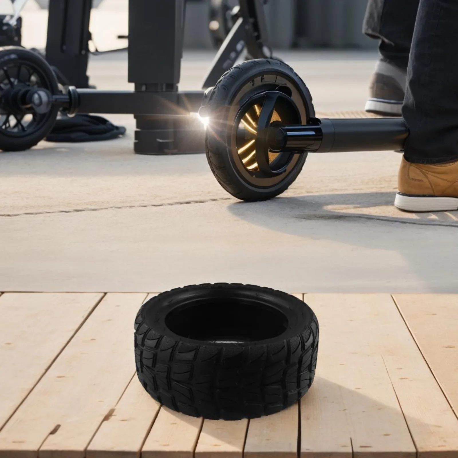 Tough 10 Inch Tubeless Tire Compatible with For Electric Scooters Engineered for Off Road Use with Optimal Durability
Tough 10 Inch Tubeless Tire Compatible with For Electric Scooters Engineered for Off Road Use with Optimal Durability