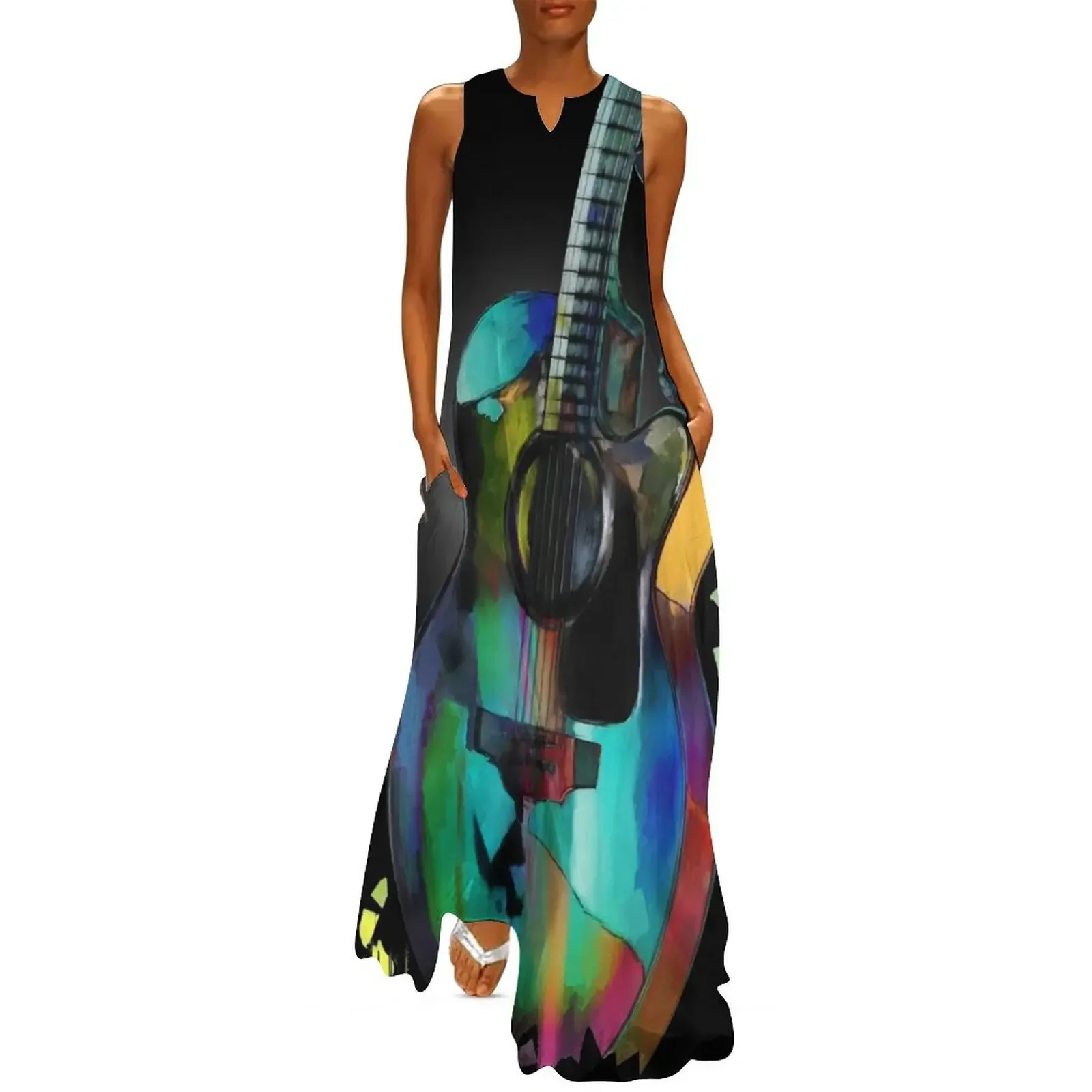 Music In Colour Long Dress women's dresses luxury women party dresses dresses for prom beach Dress 
Music In Colour Long Dress women's dresses luxury women party dresses dresses for prom beach Dress