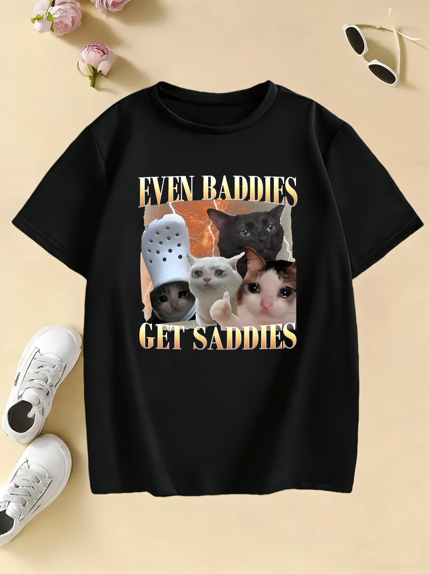 90s Cat Cry Design Print T Shirts Manga Kids Children's T-shirt Boys Girls Summer Spring Casual Top Tee
90s Cat Cry Design Print T Shirts Manga Kids Children's T-shirt Boys Girls Summer Spring Casual Top Tee