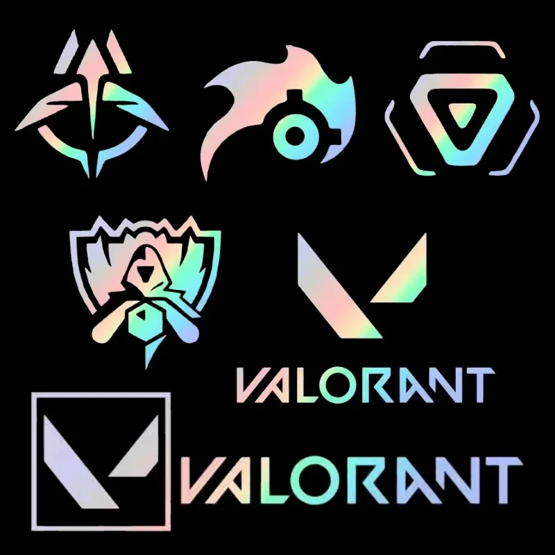 10/20CM 1PCS Valorant Video Game Logo Character Icon Stationery Stickers Laser Flash PVC Decals School Supplies for Laptop Car
10/20CM 1PCS Valorant Video Game Logo Character Icon Stationery Stickers Laser Flash PVC Decals School Supplies for Laptop Car