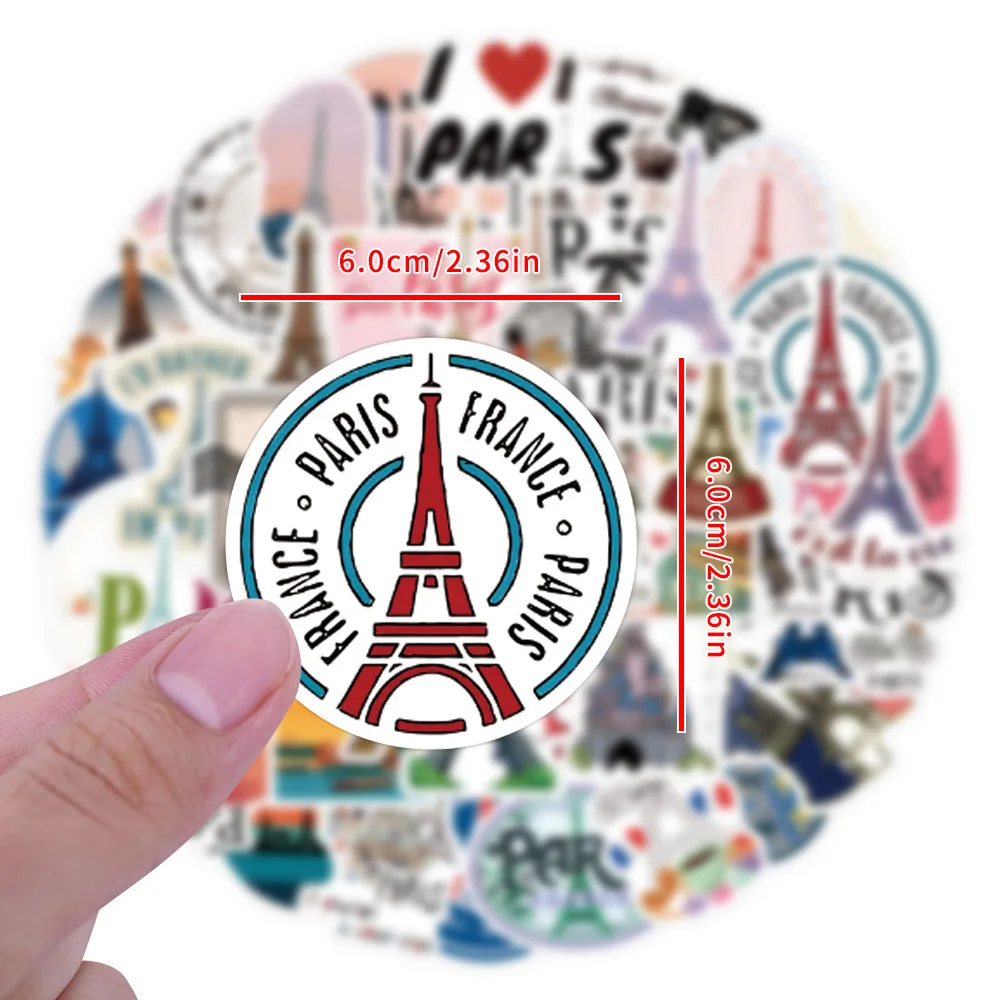 55/110PCS Cartoon Paris Stickers Personalized Creative Decoration Doodle Decoration Laptop Scrapbook Scooter DIY Stickers
55/110PCS Cartoon Paris Stickers Personalized Creative Decoration Doodle Decoration Laptop Scrapbook Scooter DIY Stickers