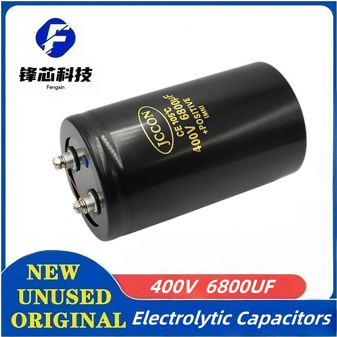 400V 6800UF 76x130mm JCCON CE105℃ CD136 Aluminum Electrolytic Capacitor Inverter Welder 400V6800UF Screw Foot Bolt Capacitor
400V 6800UF 76x130mm JCCON CE105℃ CD136 Aluminum Electrolytic Capacitor Inverter Welder 400V6800UF Screw Foot Bolt Capacitor