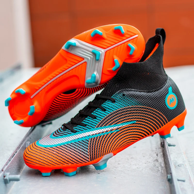 Men Football Boots Long Spikes Artificial Grass Training Soccer Shoes Free Shipping Outdoor Childrens Football Shoes for Boy
Men Football Boots Long Spikes Artificial Grass Training Soccer Shoes Free Shipping Outdoor Childrens Football Shoes for Boy