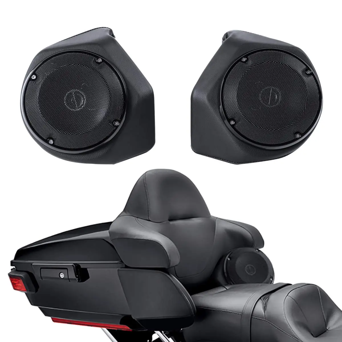 Motorcycle King Tour Pack Pak 6.5' Speaker Audio System For Harley Davidson Road King Street Glide Ultra Electra CVO 14-Later
Motorcycle King Tour Pack Pak 6.5' Speaker Audio System For Harley Davidson Road King Street Glide Ultra Electra CVO 14-Later